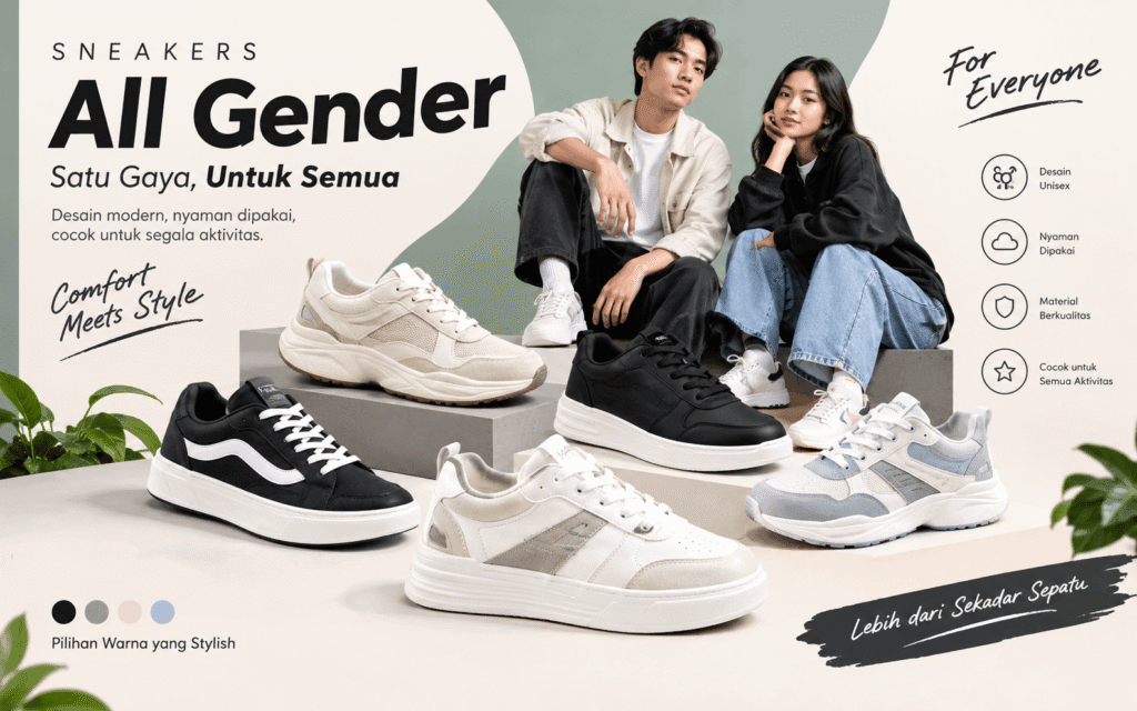 sepatu sneakers murah all gender